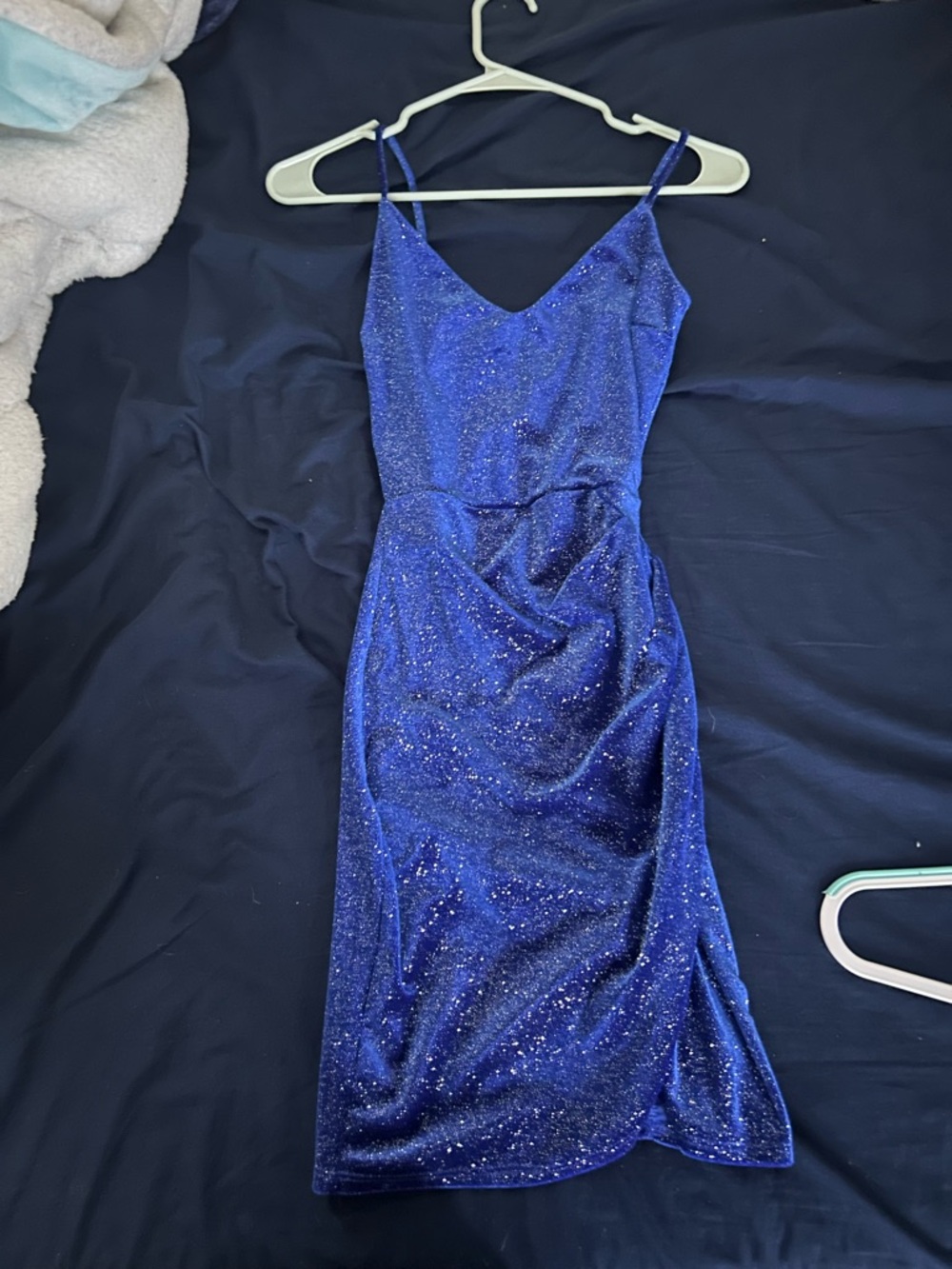 Windsor Glittery Royal Blue Slip Dress